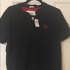 Men’s navy Abercrombie polo